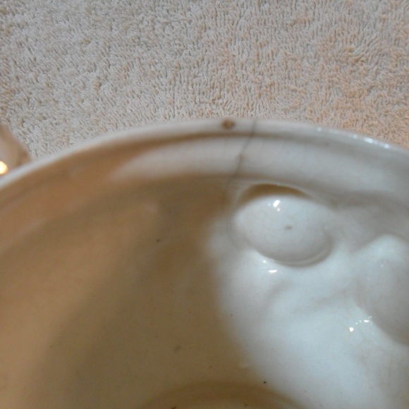 Vintage Basket Weave Ivory Porcelain Creamer Japan - Picture 7 of 8